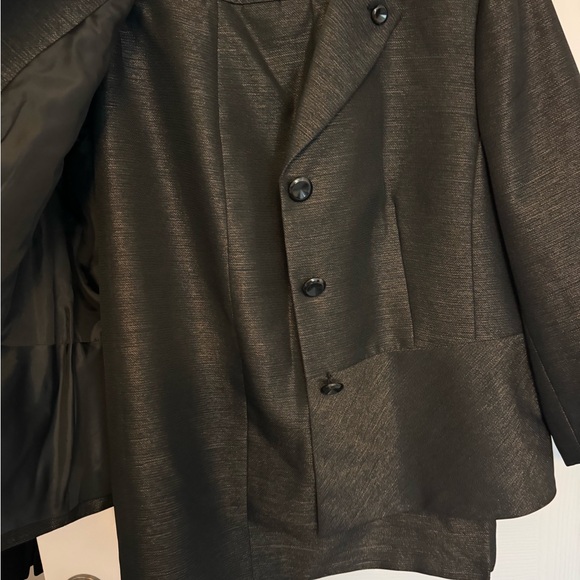 Le Suit 2-pc. Knee Length Skirt Suit - Picture 4 of 4